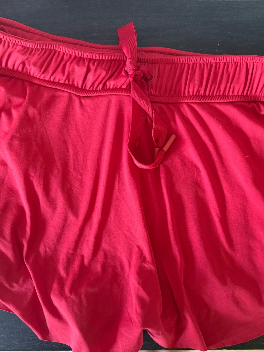 FP Movement Free People First Light Red Ruffle Skort M